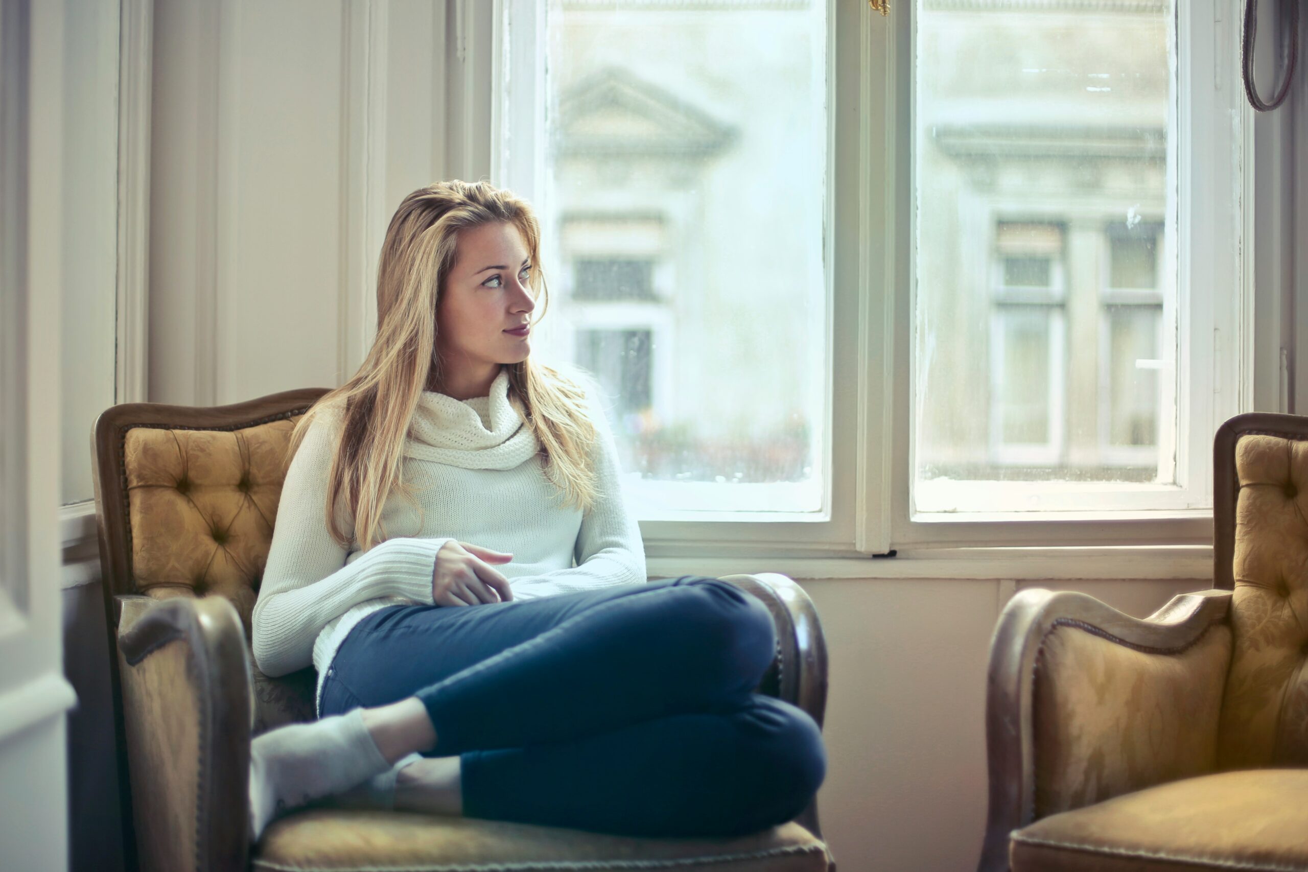 Woman thinking about second date